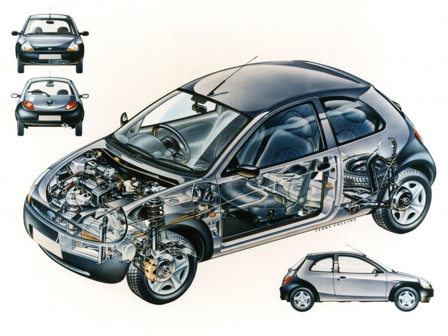Схема Ford Ka 1996 года  (фото 17 из 110)